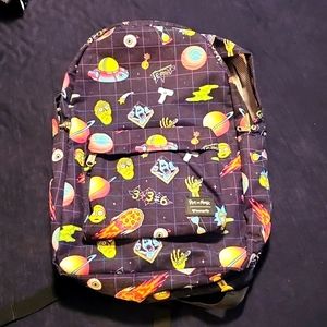 Loungefly Rick and Morty Zipper Backpack
